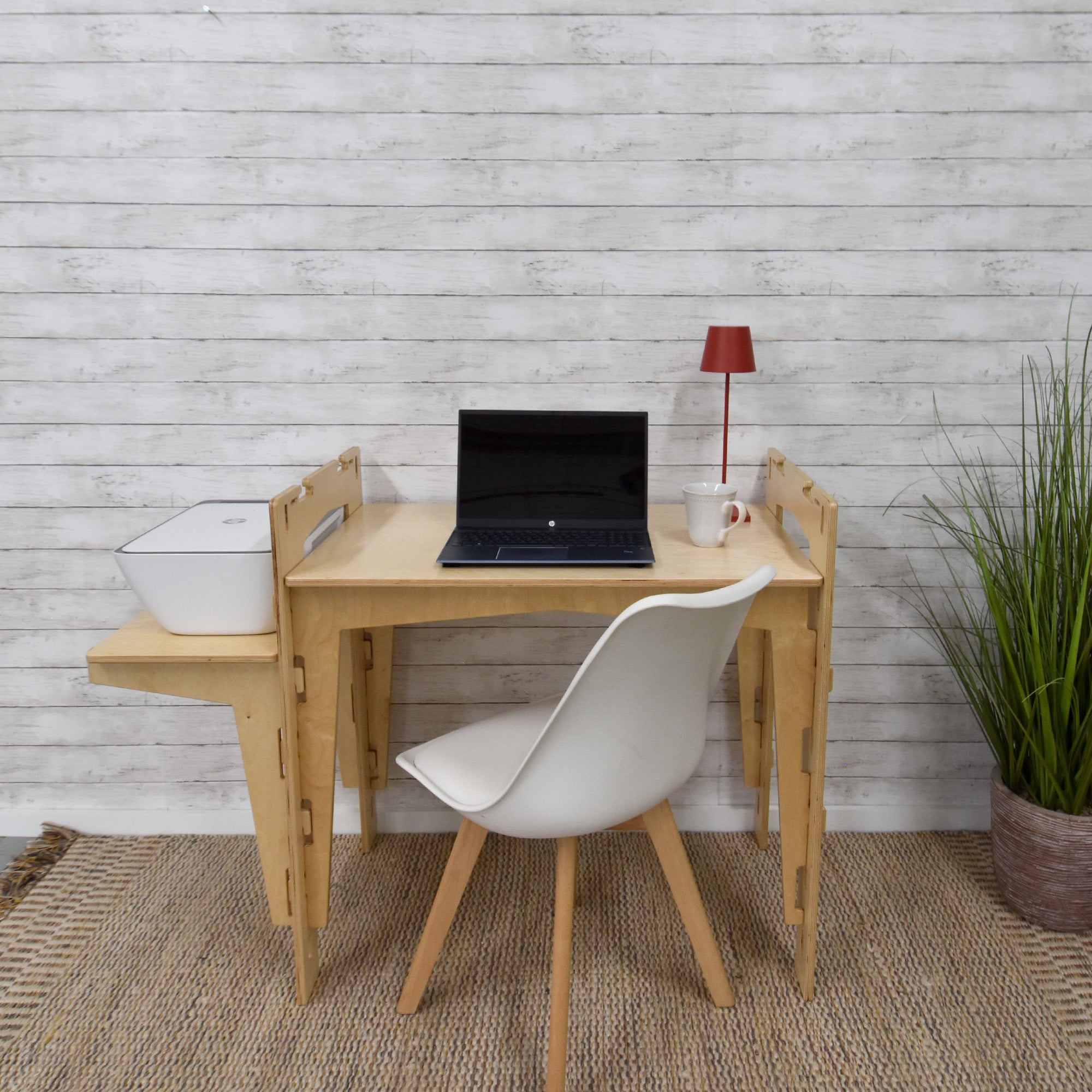 MOD5 Adjustable Modular Desk, One Shelf