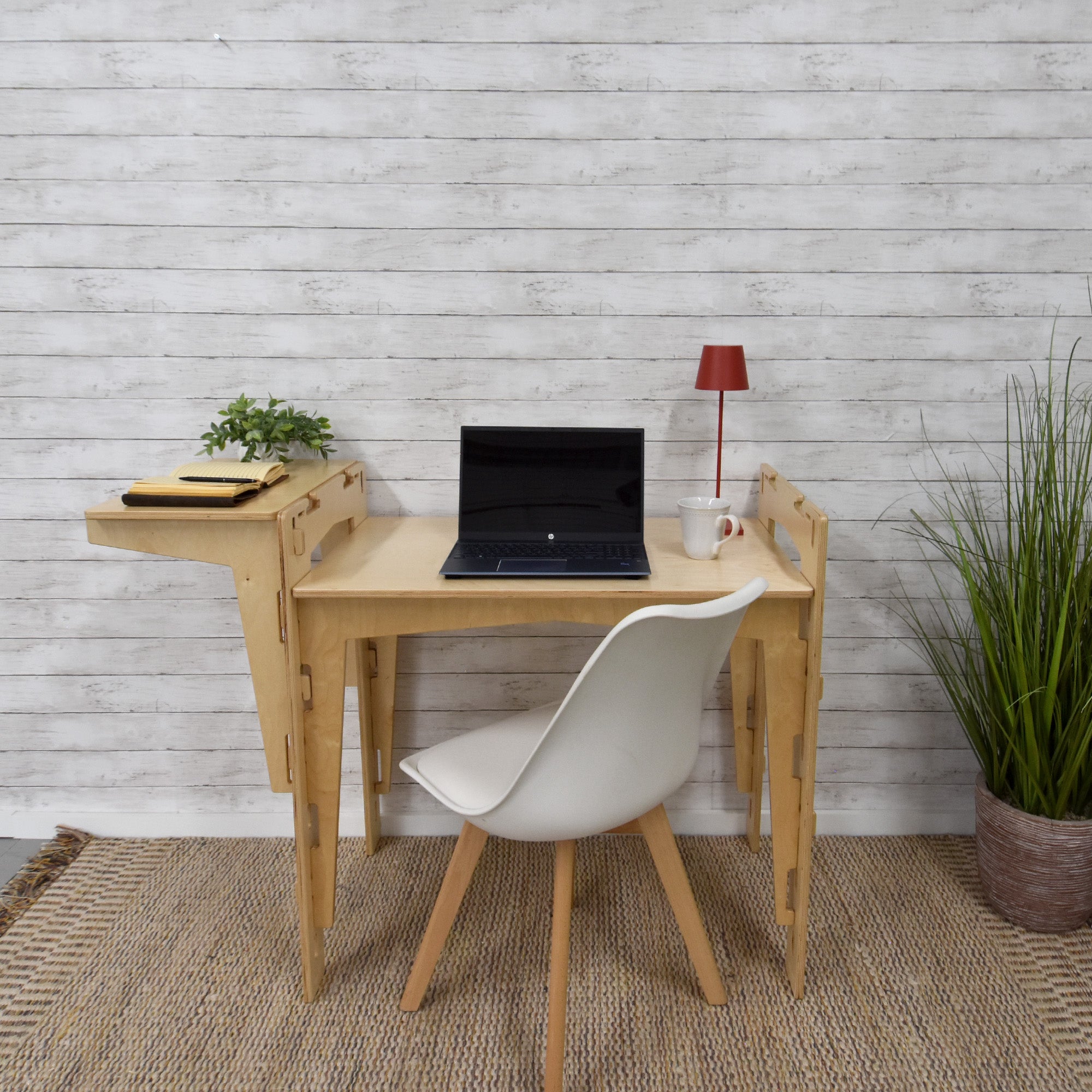 MOD5 Adjustable Modular Desk, One Shelf